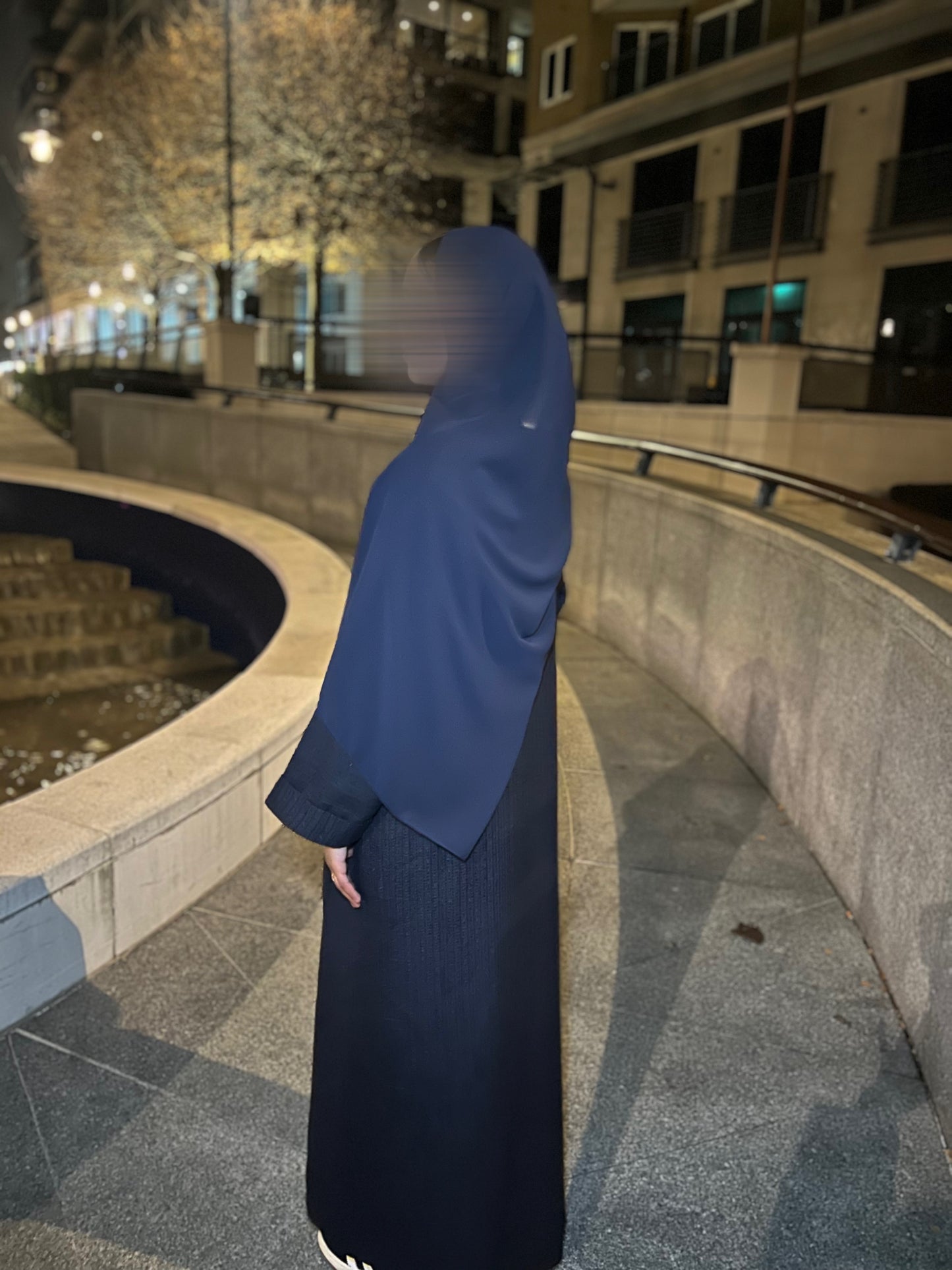 Ihsaan Abaya Jacket – Midnight Navy