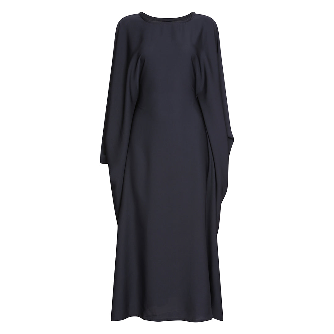 Navy Blue Butterfly Abaya