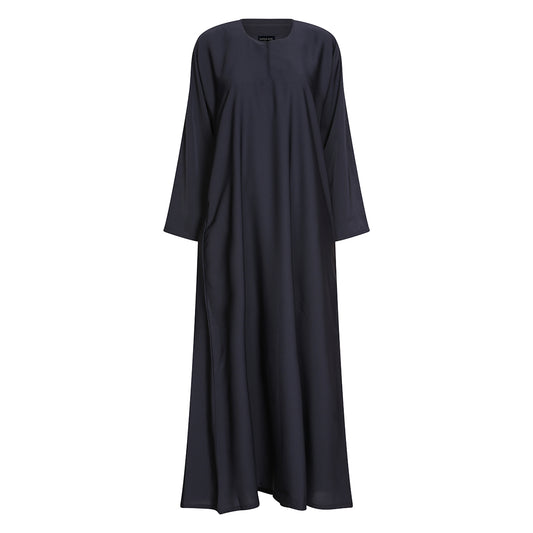 Navy Blue Closed Abaya