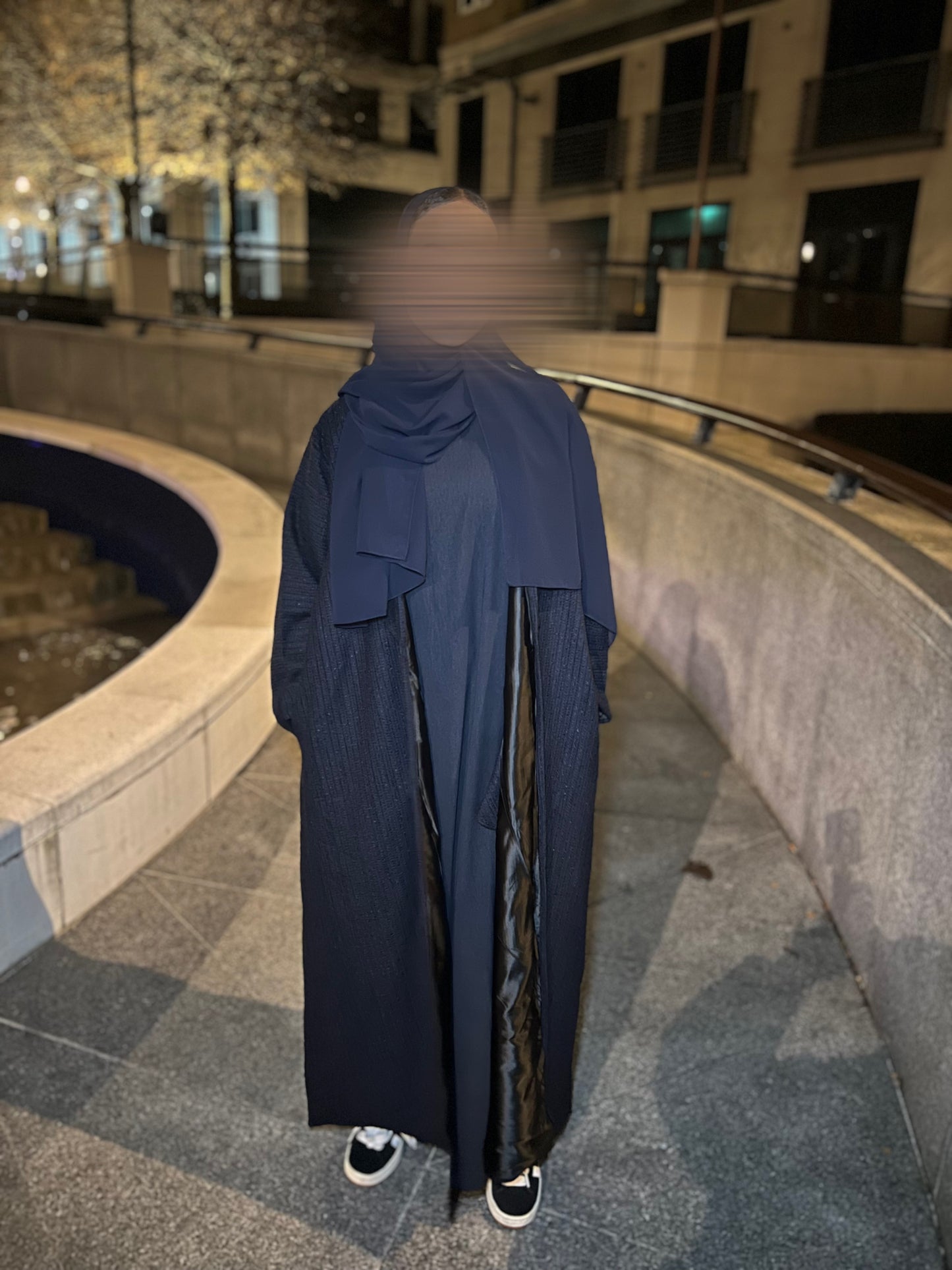 Ihsaan Abaya Jacket – Midnight Navy